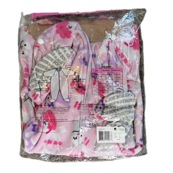 Joe Boxer Blanket Sleeper - Pajamas with attached feet One Piece Size 3T - Picture 2 of 2